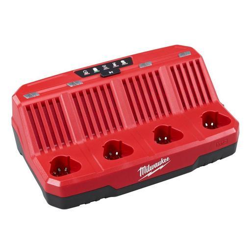 Milwaukee M12C4 12V Li-Ion 4 Bay Sequential Charger