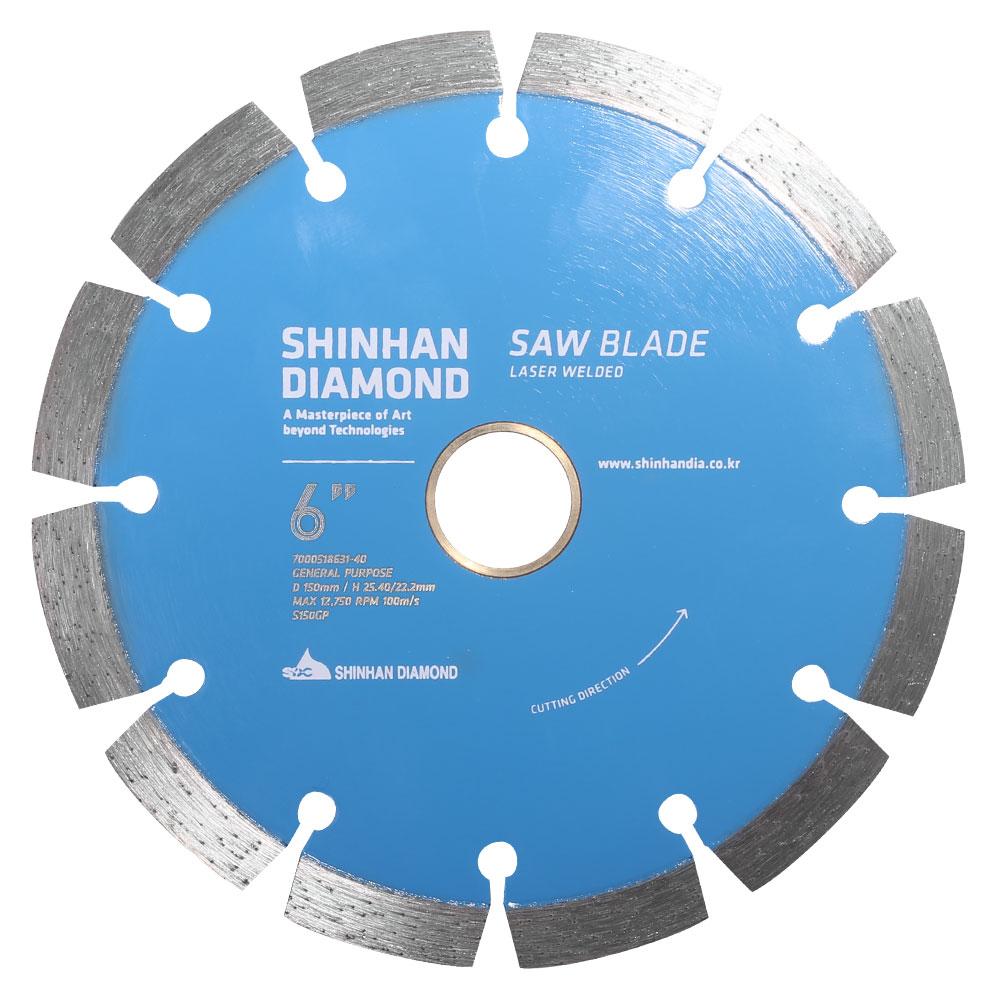 Shinhan S150GP 150mm (6) General Purpose Diamond Blade