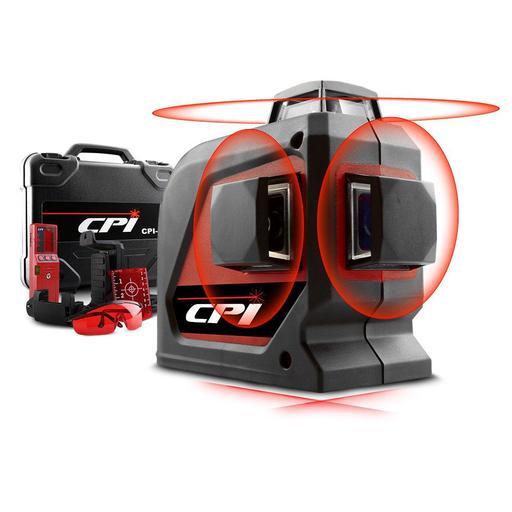 CPI CPI3D Industrial Red Beam Multi Line Laser Level Kit