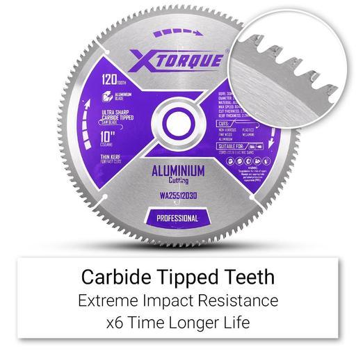 Xtorque WA25512030 255mm (10") 120-Tooth Aluminium Carbide Tipped Saw Blade – image 2