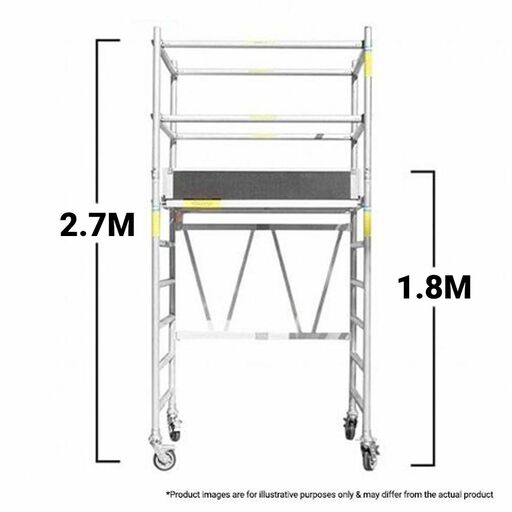 Climbrite CLIV22 Aluminium V-Frame Foldable 1800mm x 700mm Single Width 1.8m Scaffold
