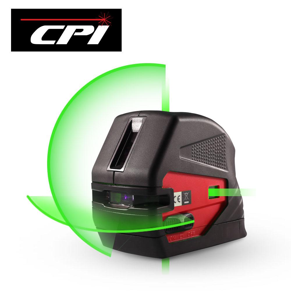 CPI CPI106G Industrial 5Point and Cross Green Beam Line Laser Kit
