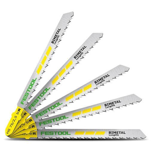Festool S 75/2.5 R/5 (204259) 5-Pack Jigsaw Blades – image 2