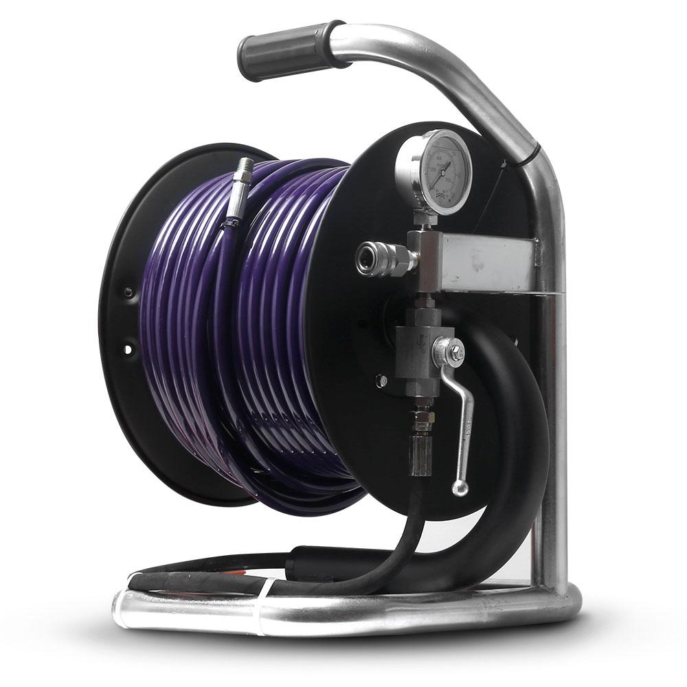 AB Pumps VIPERSKID+S 27HP 5700PSI Skid Mount Water Jetter Drain Cleaner Kit