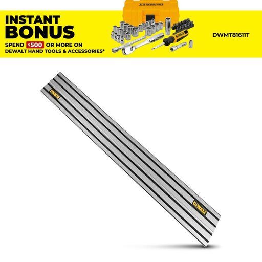 DeWalt DWS5022-XJ 1.5m Plunge Saw Guide Rail to suit DWS520