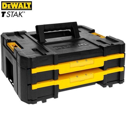 DeWalt DWST1-70706 TStak IV Double Drawer Storage Box with Adjustable Dividers – image 2