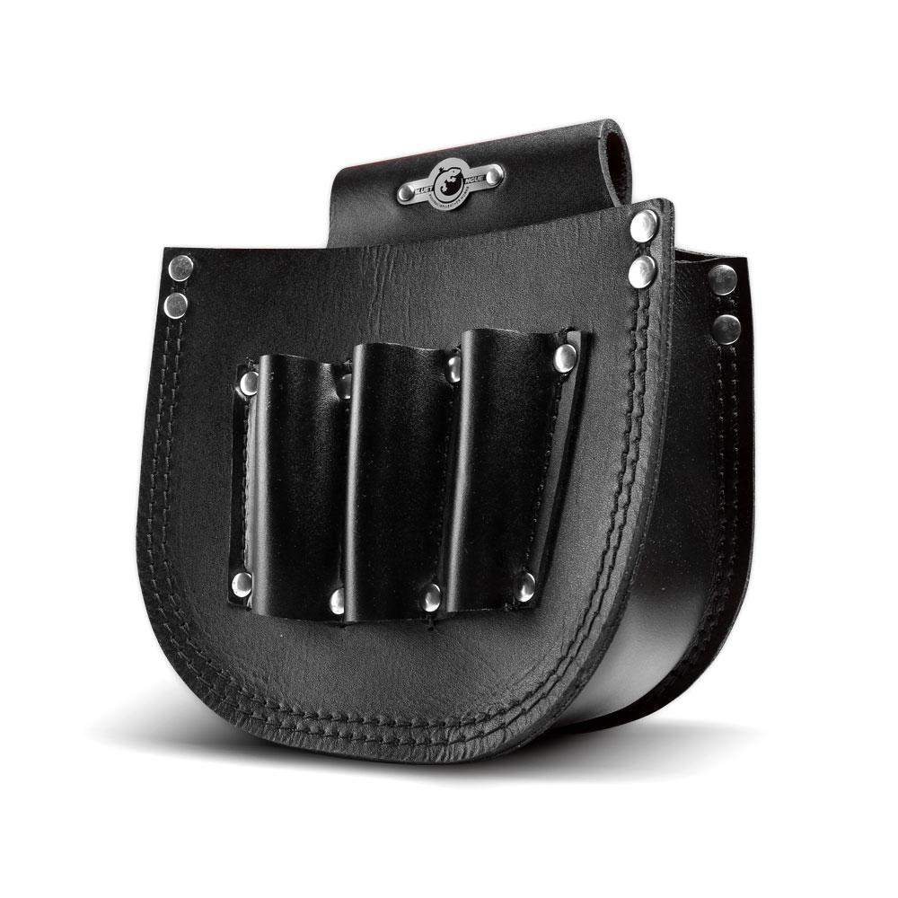 Bluetongue BLU4112 Black Leather Large Leather Riggers Bolt Bag – image 3