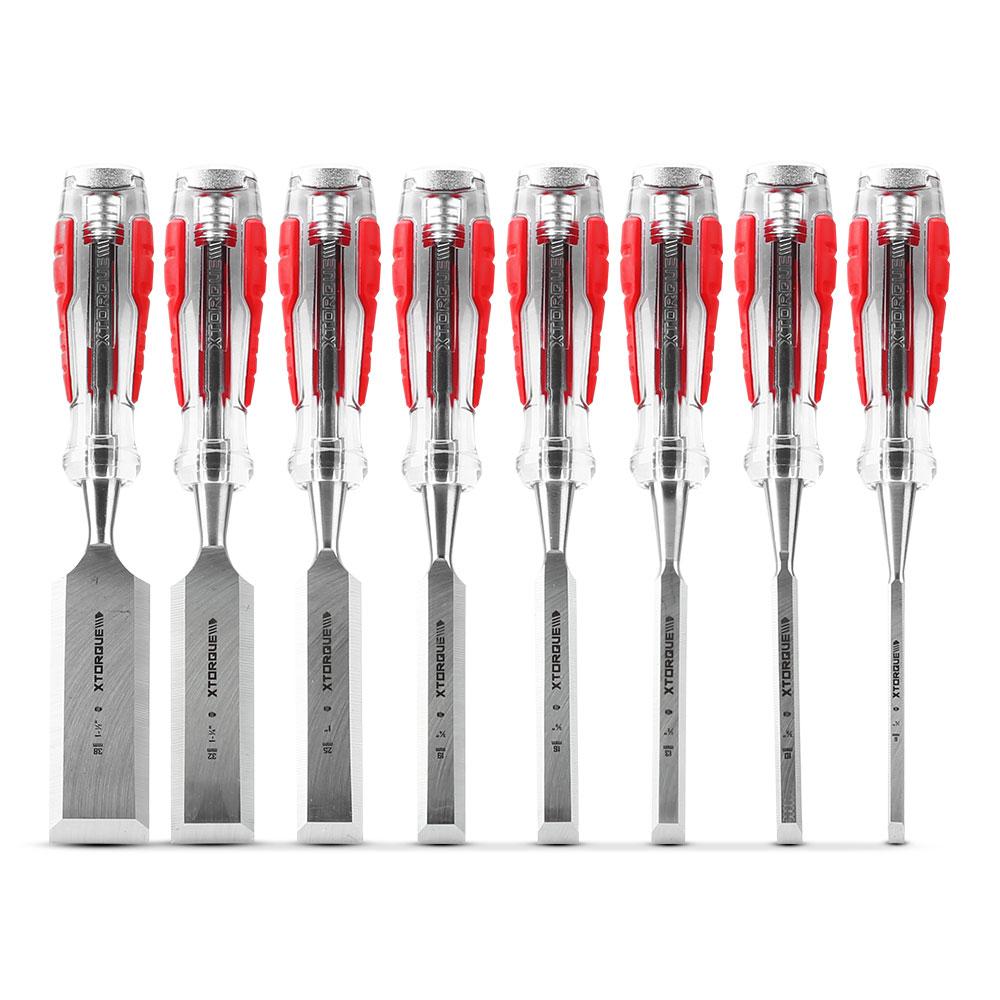 Xtorque XTOTTCS8 Go-Thru Steel Core 8pce Chisel Set – image 2