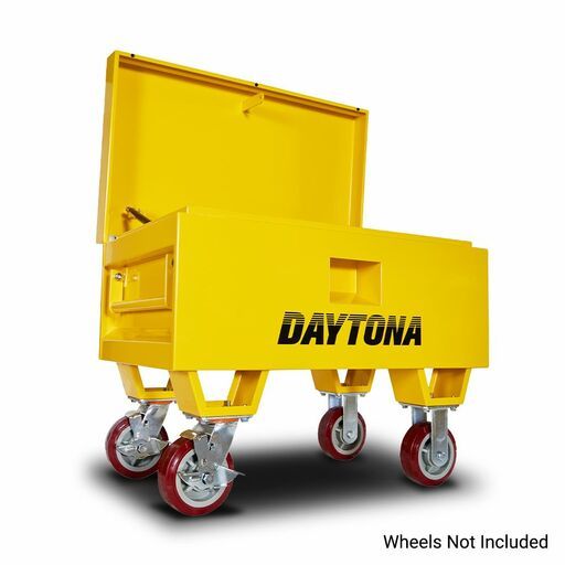 Daytona B445 812 x 483 x 445mm Yellow Steel Site Box – image 4