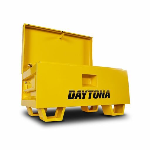 Daytona B445 812 x 483 x 445mm Yellow Steel Site Box – image 2