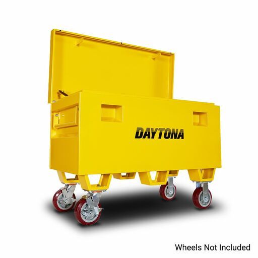 Daytona B595 1067 x 508 x 595mm Yellow Steel Site Box – image 4