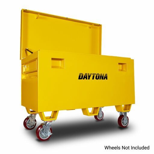 Daytona B700 1219 x 610 x 700mm Yellow Steel Site Box – image 4