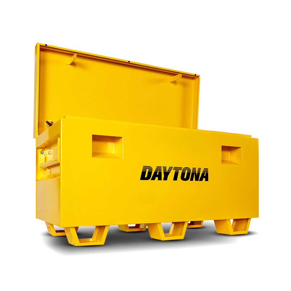 Daytona B700 1219 x 610 x 700mm Yellow Steel Site Box – image 2