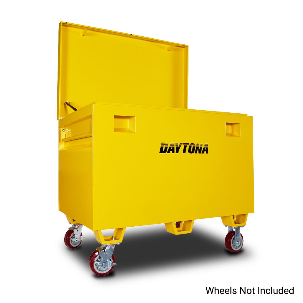 Daytona B850 1219 x 762 x 850mm Yellow Steel Site Box – image 4