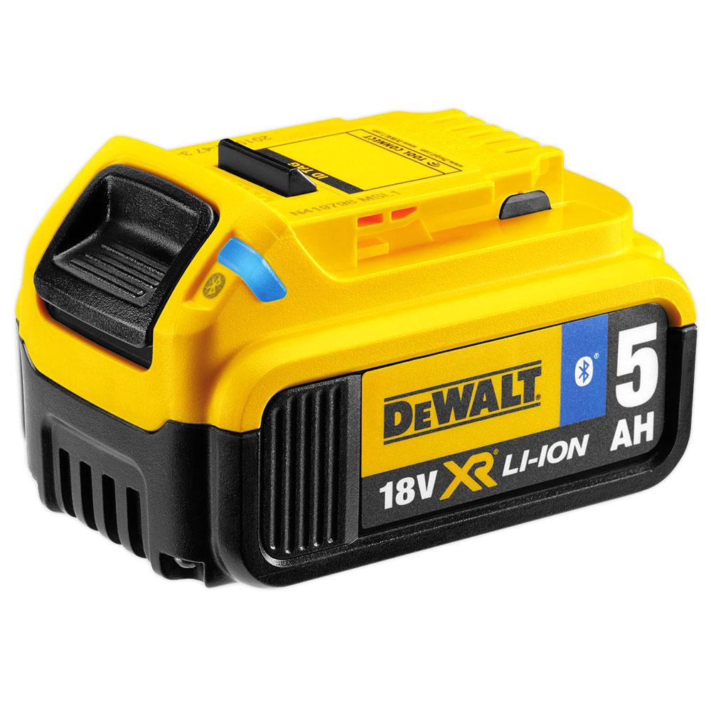 DeWalt DCB184B-XE 18V XR Li-ion 5.0Ah Cordless Tool Connect Bluetooth ...