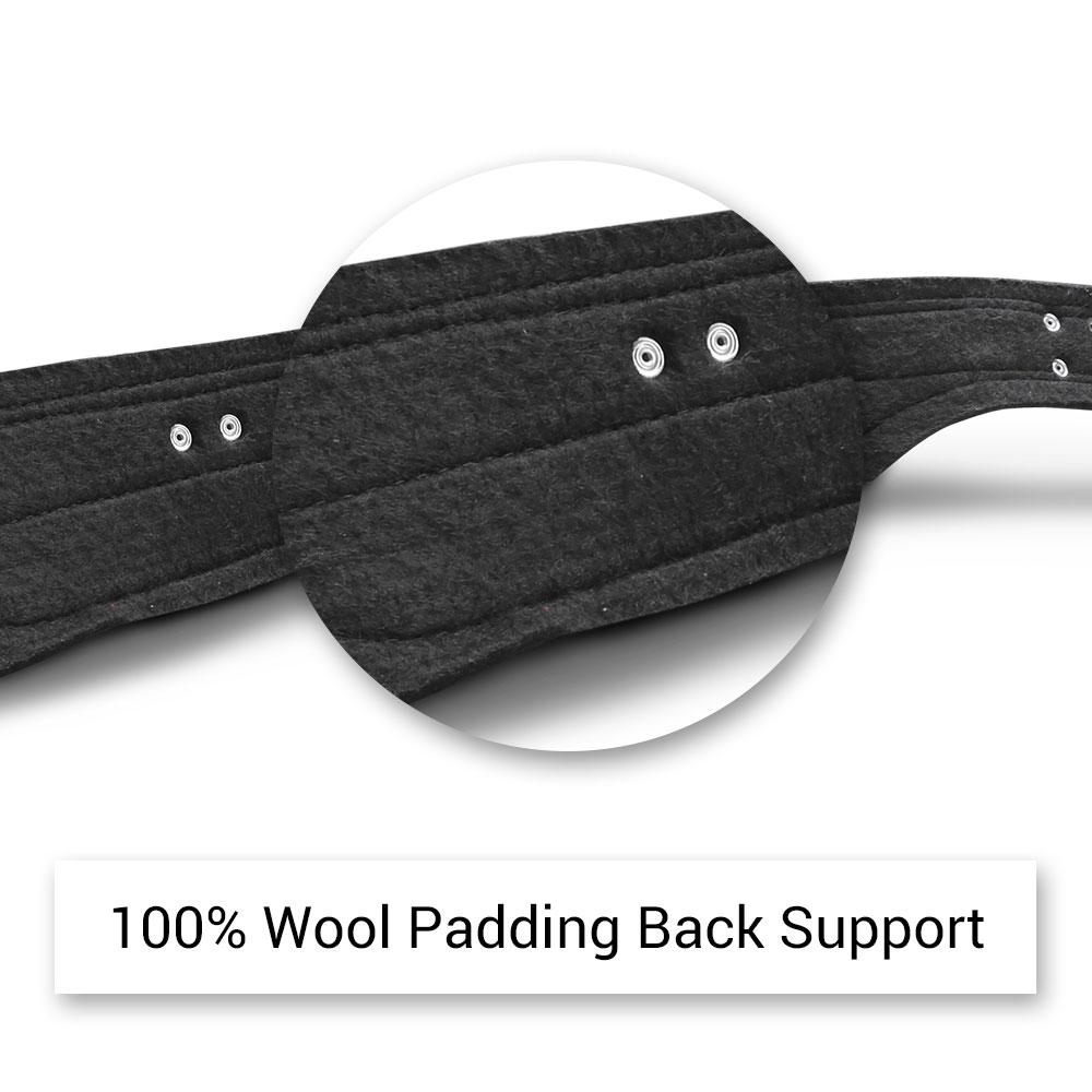 Bluetongue BLU4155C Black Leather Heavy Duty Tool Belt With Back