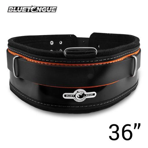 Bluetongue BLU4158 36" Black Leather Heavy Duty Tool Belt With Back Support