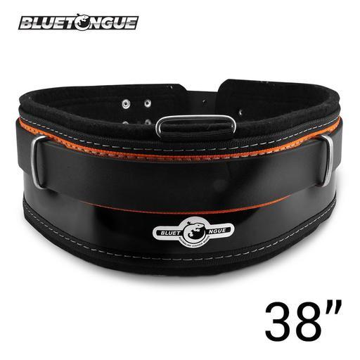Bluetongue BLU4156 38" Black Leather Heavy Duty Tool Belt With Back Support