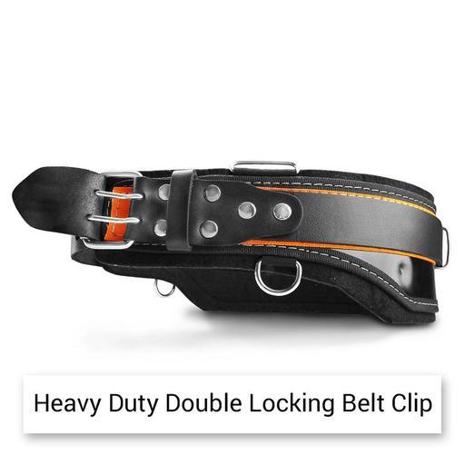Bluetongue BLU4156 38" Black Leather Heavy Duty Tool Belt With Back Support – image 5