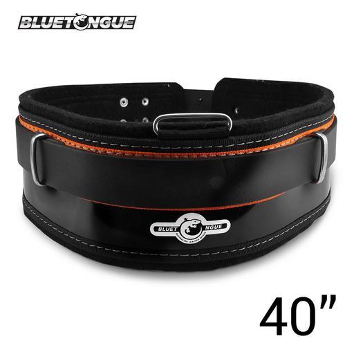 Bluetongue BLU4157 40" Black Leather Heavy Duty Tool Belt With Back Support 40"