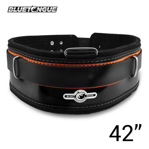 Bluetongue BLU4161 42" Black Leather Heavy Duty Tool Belt With Back Support