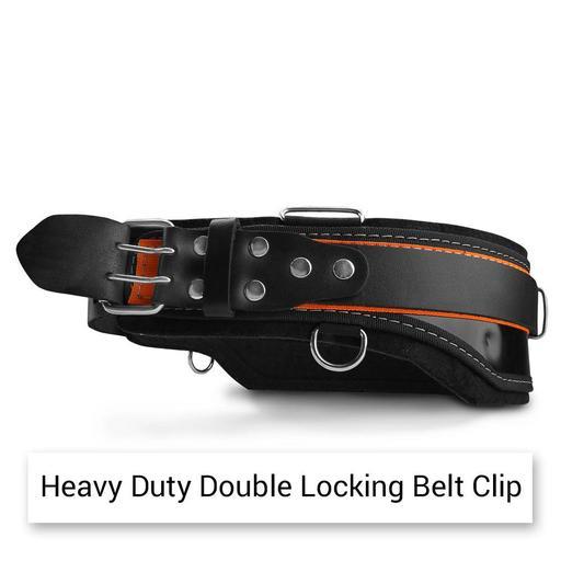 Bluetongue BLU4154 44" Black Leather Heavy Duty Tool Belt With Back Support – image 2