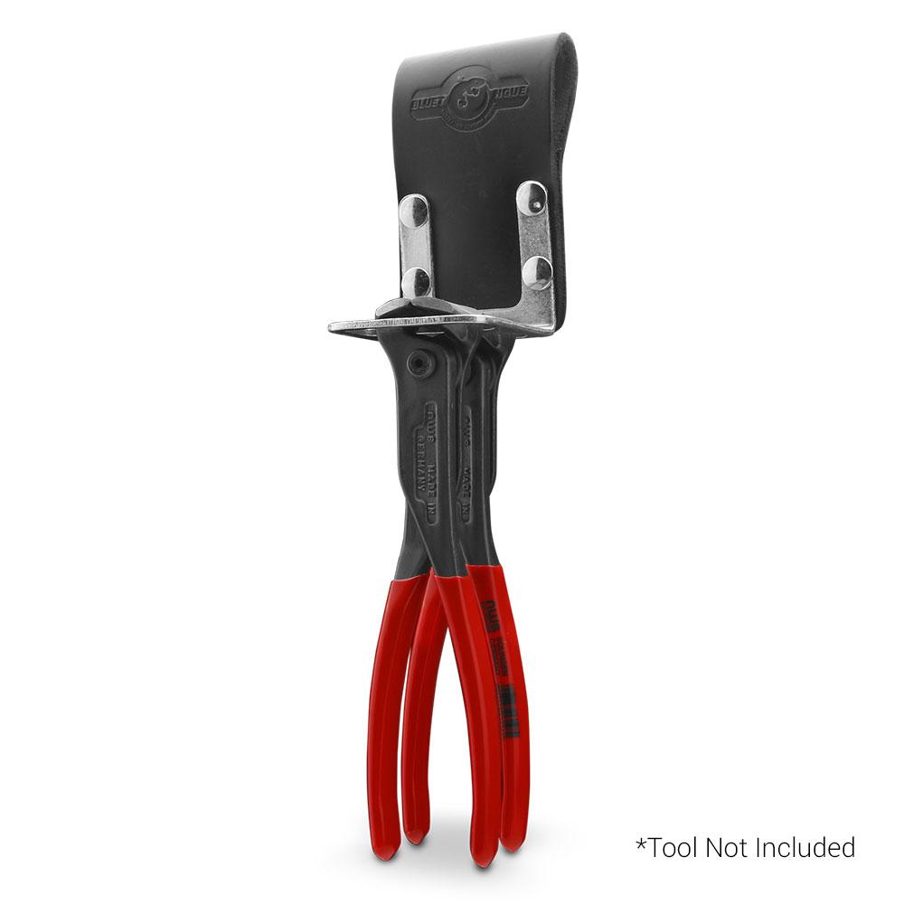 Bluetongue BLU4137 Black Leather Double Nips Holder with Steel Hook – image 4