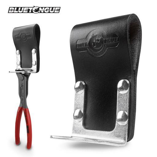 Bluetongue BLU4136 Black Leather Single Nips Holder with Steel Hook – image 4