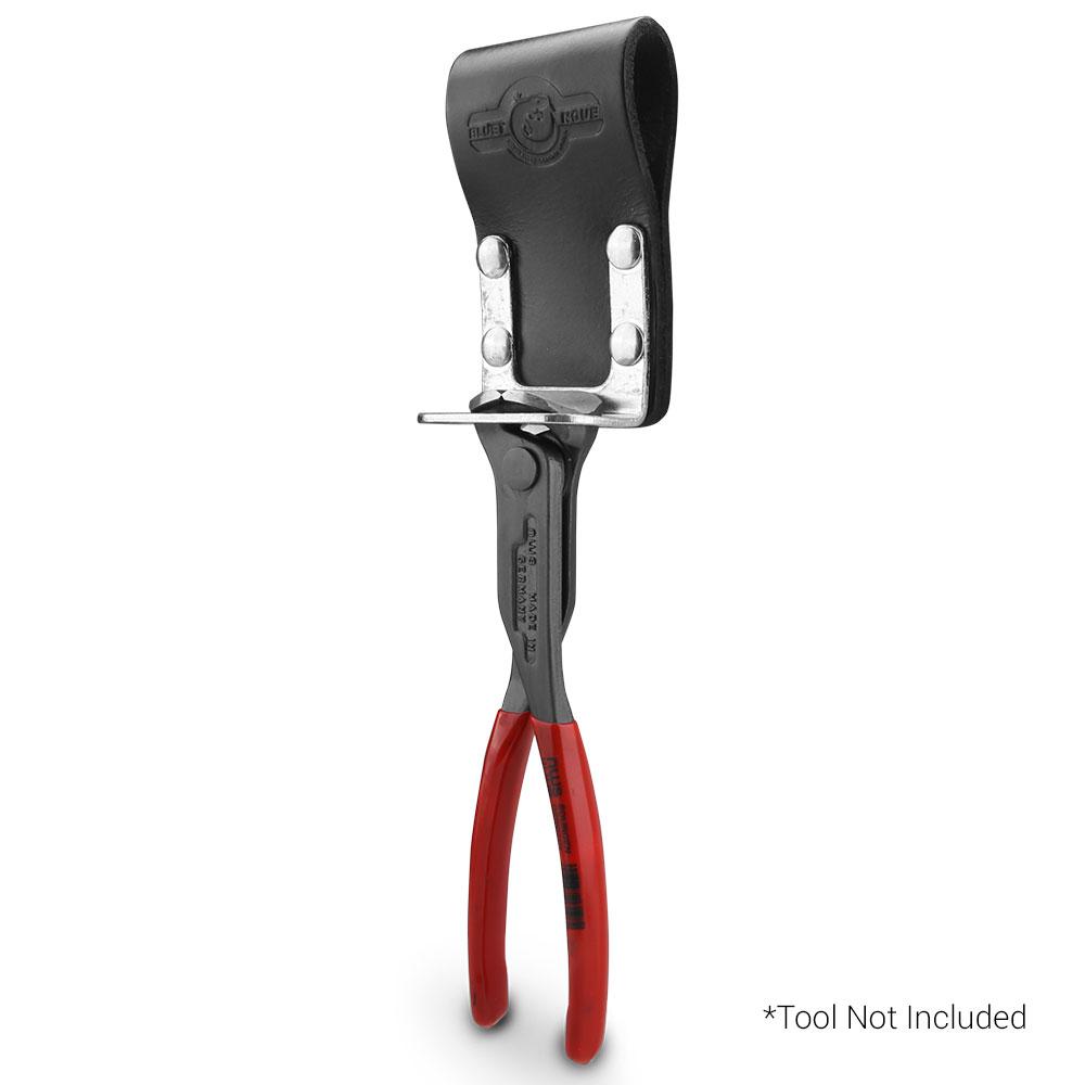 Bluetongue BLU4136 Black Leather Single Nips Holder with Steel Hook – image 3