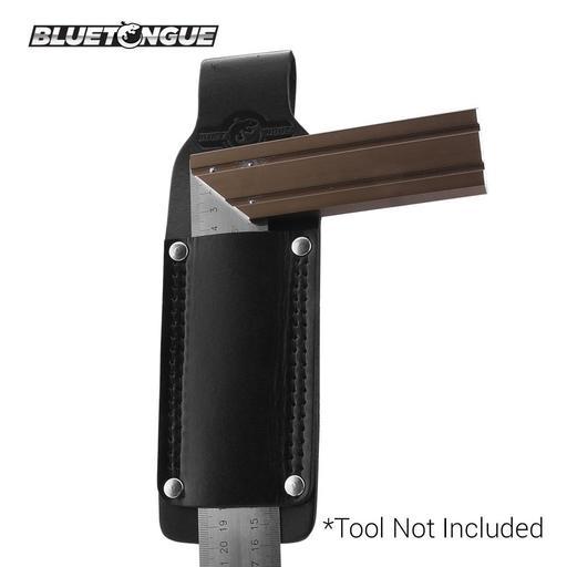 Bluetongue BLU4129 Black Leather Square Ruler Holder