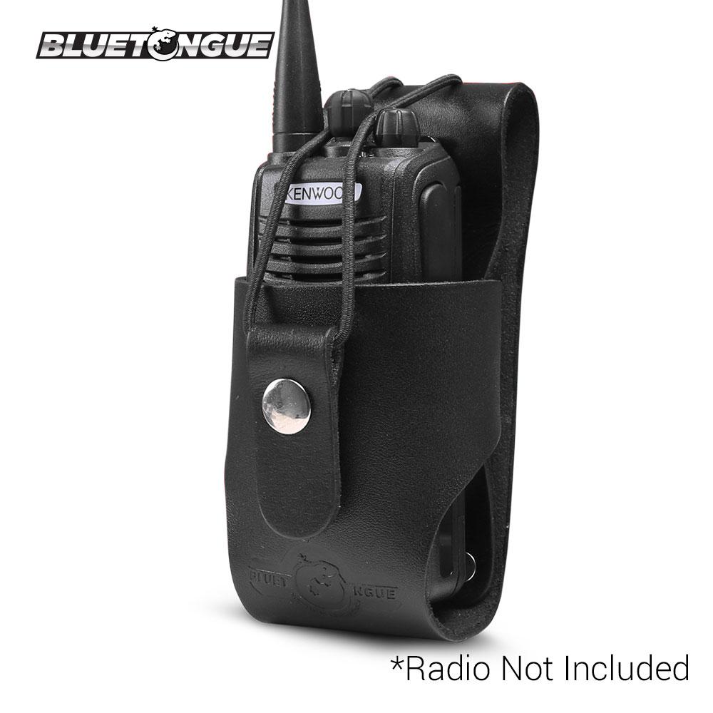 Bluetongue BLU4126 Black Leather Radio Holder – image 1