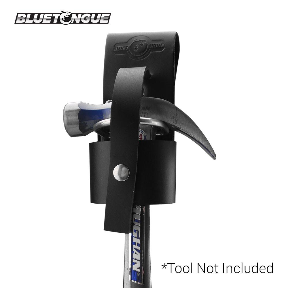 Bluetongue BLU4124 Black Leather Hammer Holder With Safety Strap – image 1