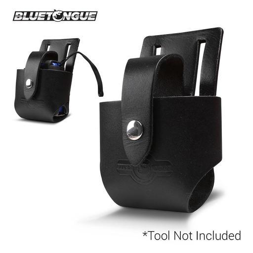 Bluetongue BLU4121 Black Leather Tape Holder With Belt Slots