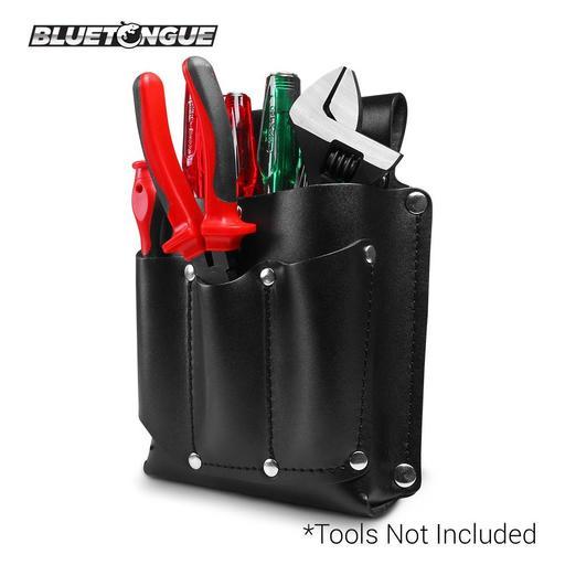 Bluetongue BLU4111 Black Leather Electricians Pouch