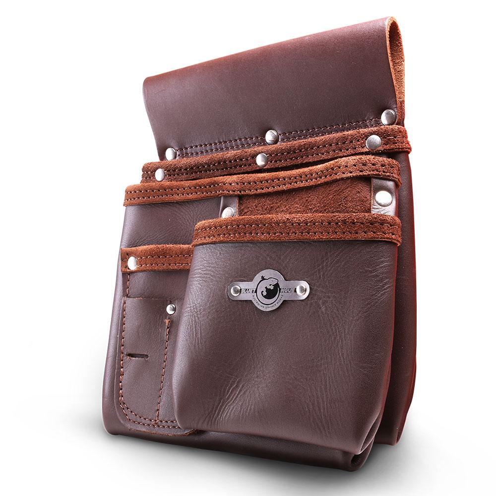 Bluetongue BLU4105 BLU4105 Brown Leather 3 Pocket Nail Bag – image 2