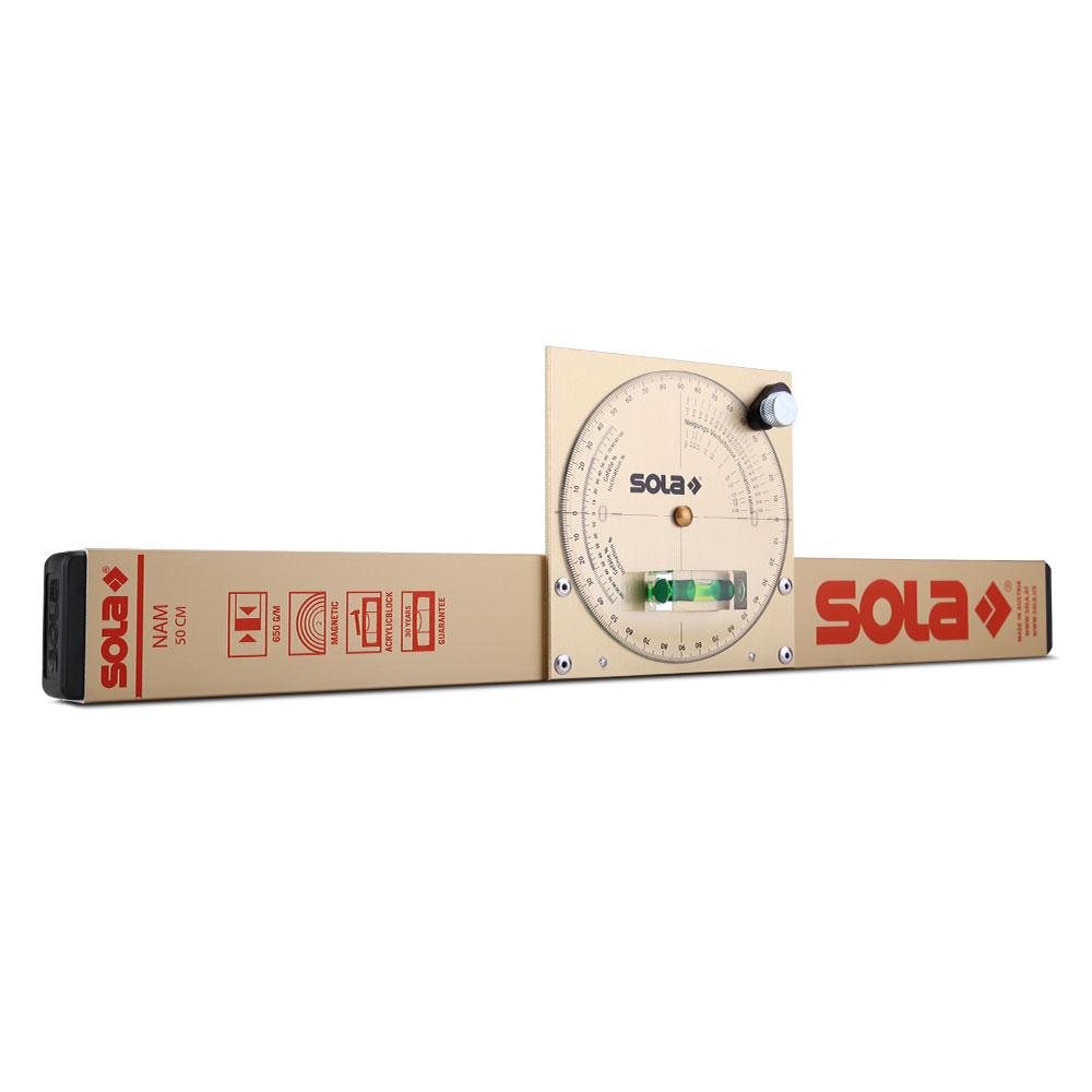 Sola NAM50T Magnet Inclinometer With Aluminium Plate