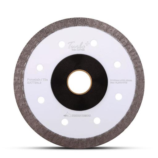 Shinhan S115TT 115mm (4-1/2") Porcelain & Tile Ultra Thin Turbo Plus Diamond Saw Blade – image 7