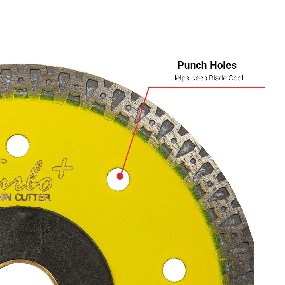 Shinhan S125TT 125mm (5") Porcelain & Tile Ultra Thin Turbo Plus Diamond Saw Blade – image 5