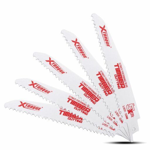 Xtorque XW15058 150mm 5/8 TPI Wood Reciprocating Saw Blade 5 Pack – image 2