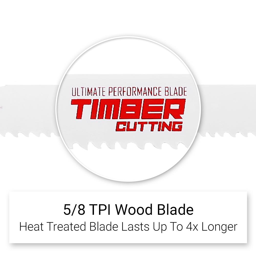 Xtorque XW22558 230mm 5/8 TPI Wood Reciprocating Saw Blade 5 Pack – image 3