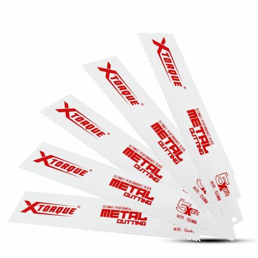 Xtorque XM15014 150mm 14 TPI Metal Reciprocating Saw Blade 5 Pack – image 2