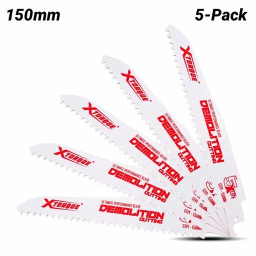 Xtorque XD1506 150mm 6 TPI Demolition Reciprocating Saw Blade