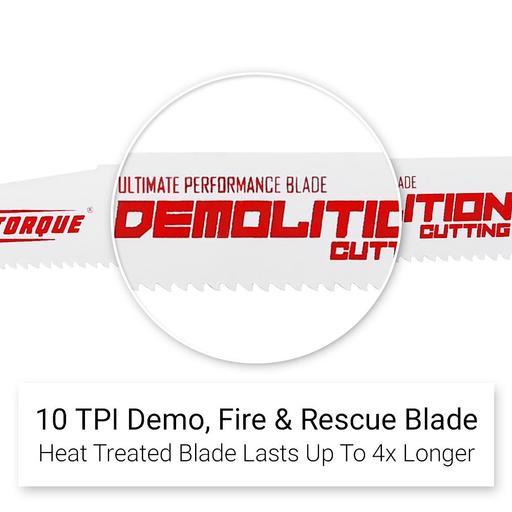 Xtorque XD22510 230mm 10 TPI Demolition, Fire & Rescue Reciprocating