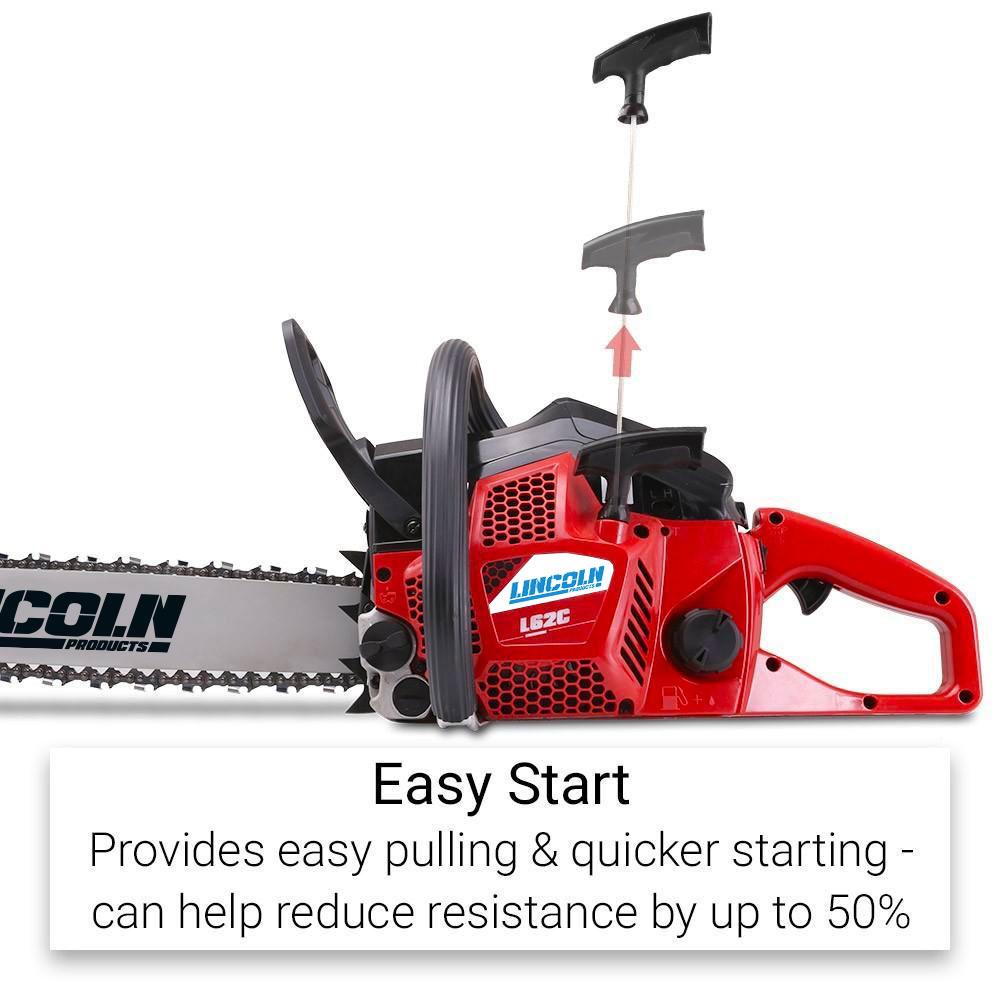 Lincoln L62C 62cc 609mm (24") Pro Line Chainsaw