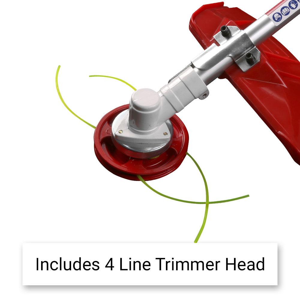 Lincoln L26S-KIT 26CC Detachable Straight Shaft Pro Line Trimmer with Attachments – image 11