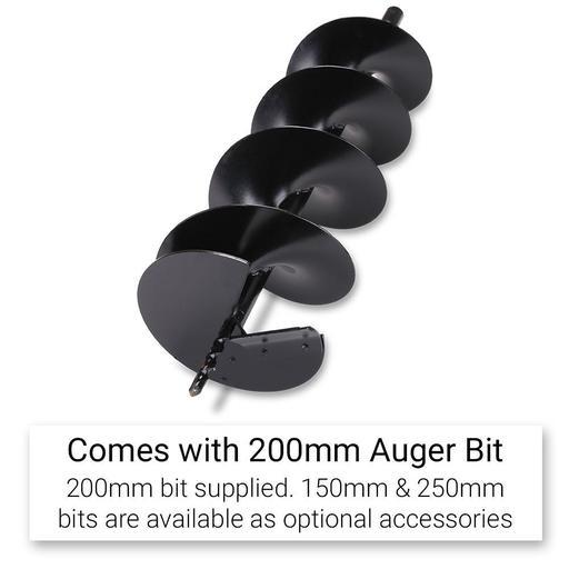 Lincoln LE52 52CC 2-Stroke Single Operation Earth Auger with 200mm Auger Bit LE200 – image 13