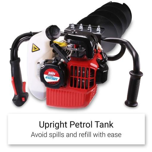 Lincoln LE52 52CC 2-Stroke Single Operation Earth Auger with 200mm Auger Bit LE200 – image 6
