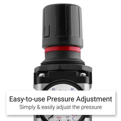 Chicago Air B3000R Filter Regulator 1/4" BSP Inlet – image 3