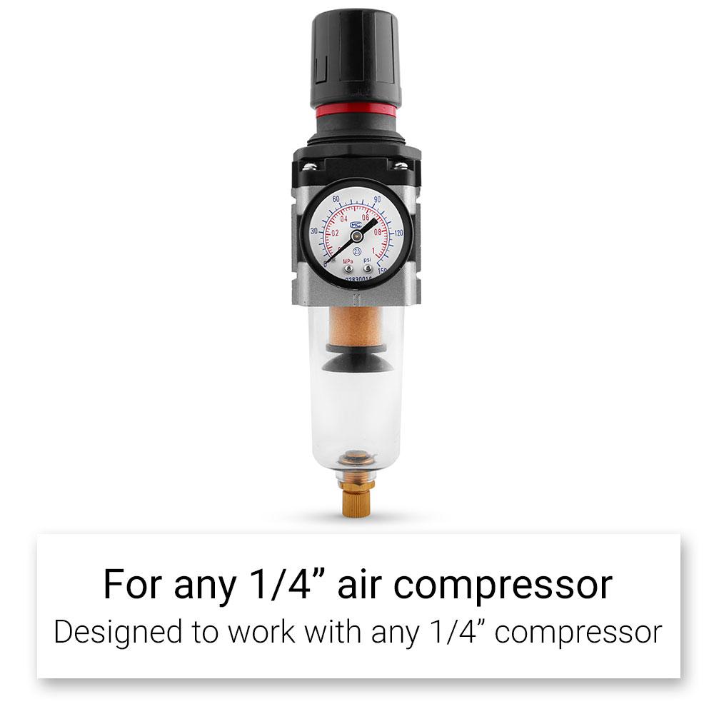 Chicago Air B3000R Filter Regulator 1/4" BSP Inlet – image 2