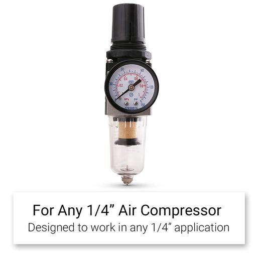 Chicago Air B3000M Filter Regulator Mini 1/4" BPS Inlet – image 2
